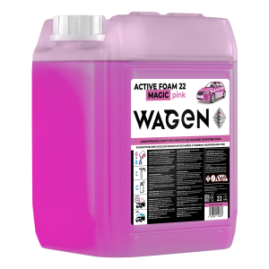 22rosa22 Concentrated product for contactless washing with pink colored foam Wagen "Active Foam 22 Magic Pink", 22 kg