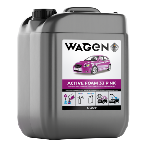 Активна піна з рожевим забарвленням Wagen "Active Foam 33 Pink", 5 кг