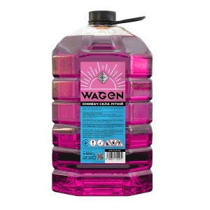 Омивач скла літній з ароматом бабл-гам, Wagen 4.2л